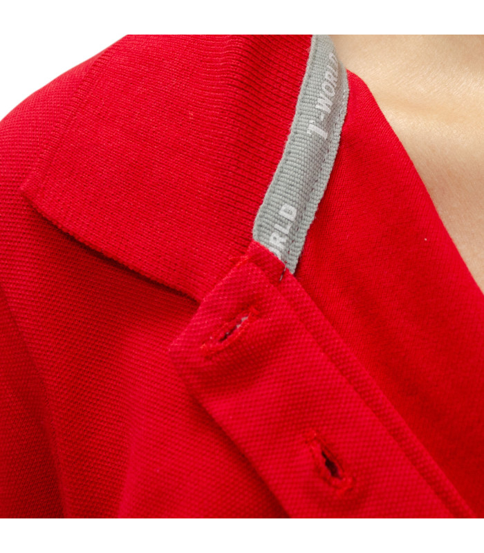 Polera Polo Confort Spandex Manga Corta Mujer