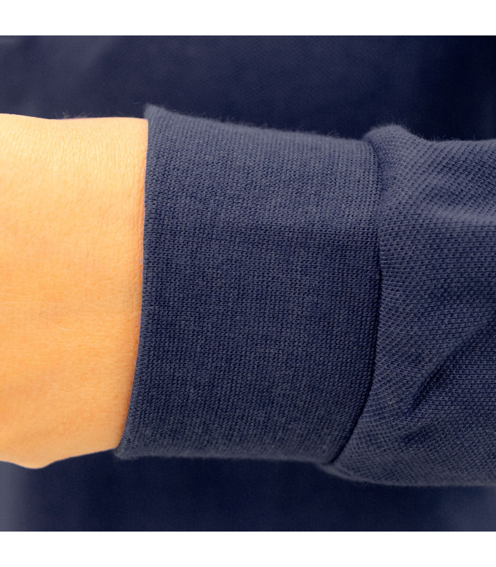 Polera Polo Confort Spandex Manga Larga Mujer