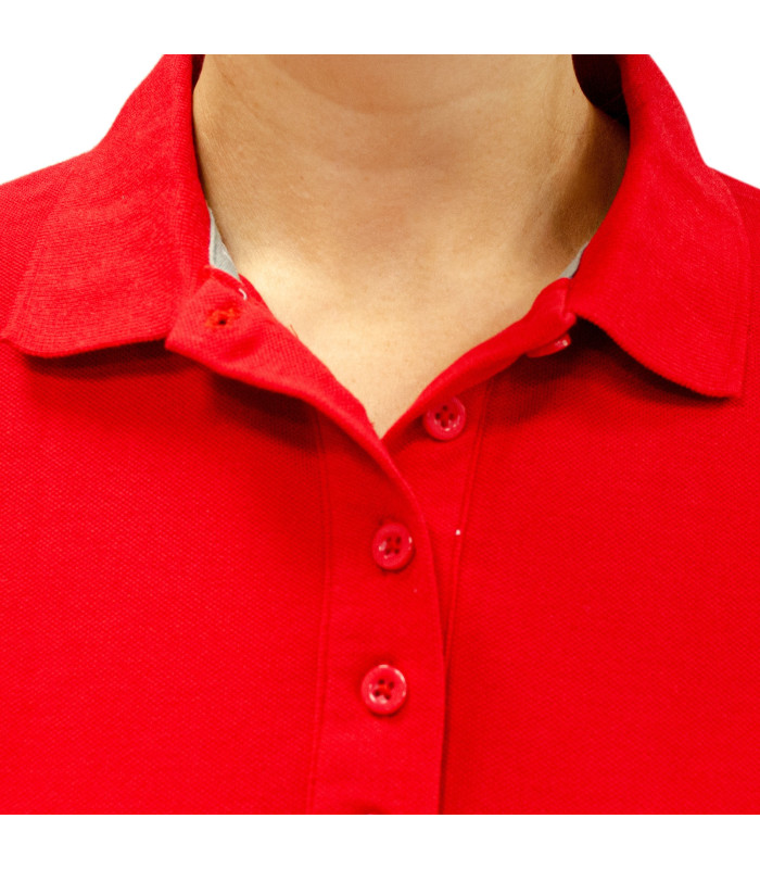 Polera Polo Confort Spandex Manga Larga Mujer