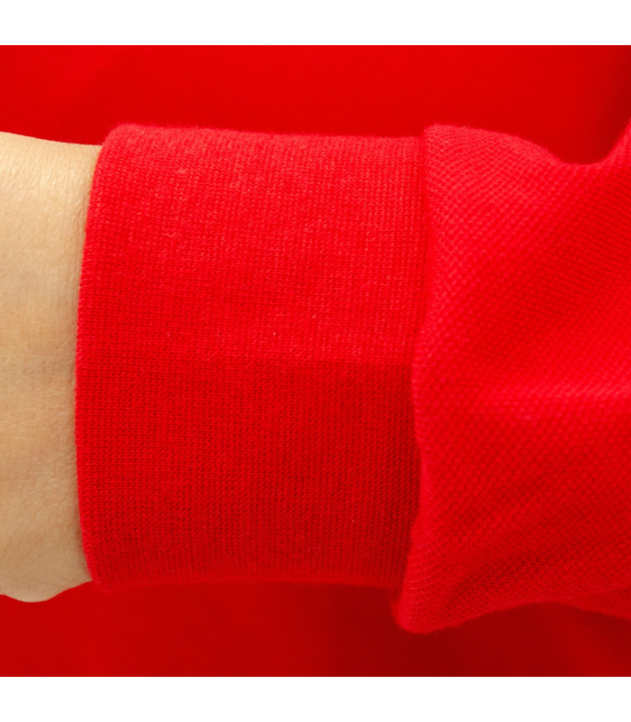 Polera Polo Confort Spandex Manga Larga Mujer