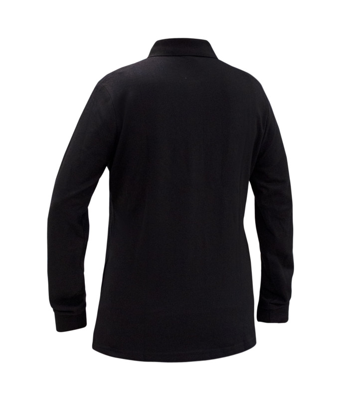 Polera Polo Confort Spandex Manga Larga Mujer