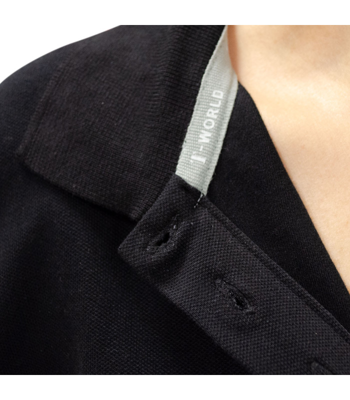 Polera Polo Confort Spandex Manga Larga Mujer