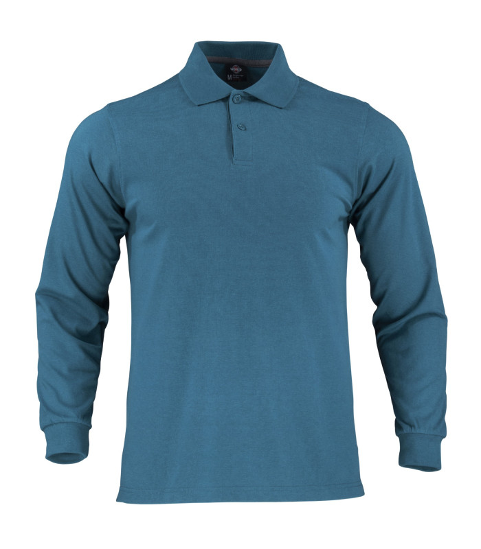Polera Polo DryFresh® 60% Algodón Manga Larga Hombre