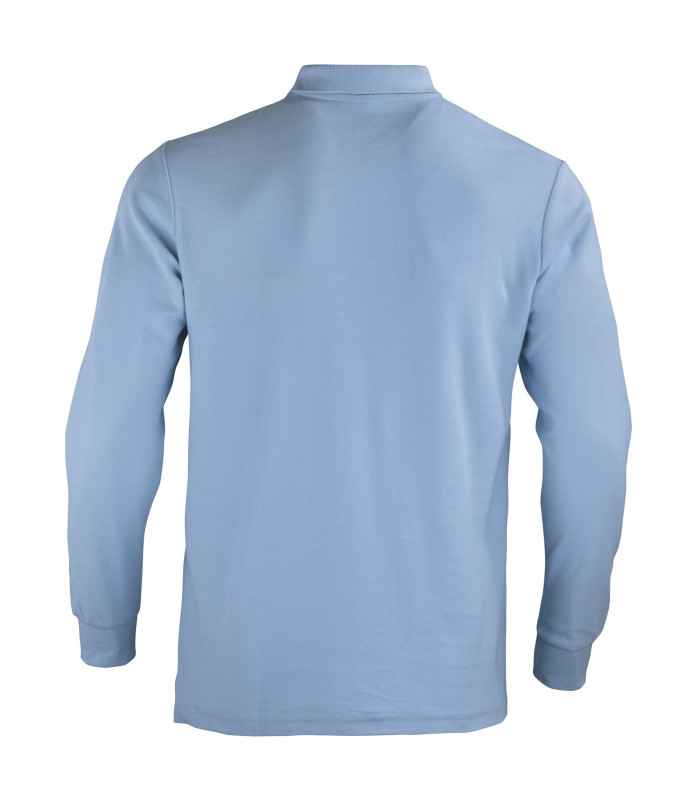 Polera Polo 80% Algodón Manga Larga Hombre