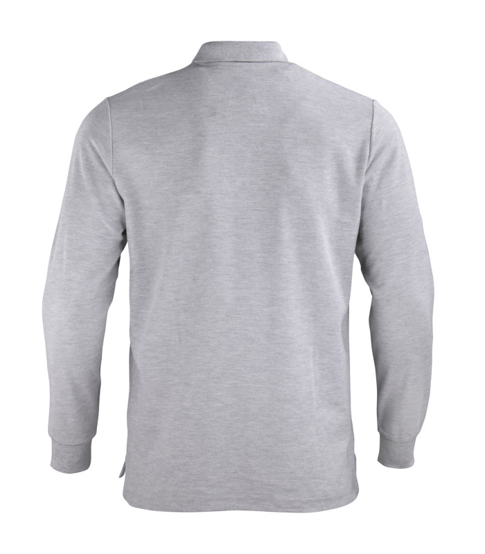 Polera Polo 80% Algodón Manga Larga Hombre