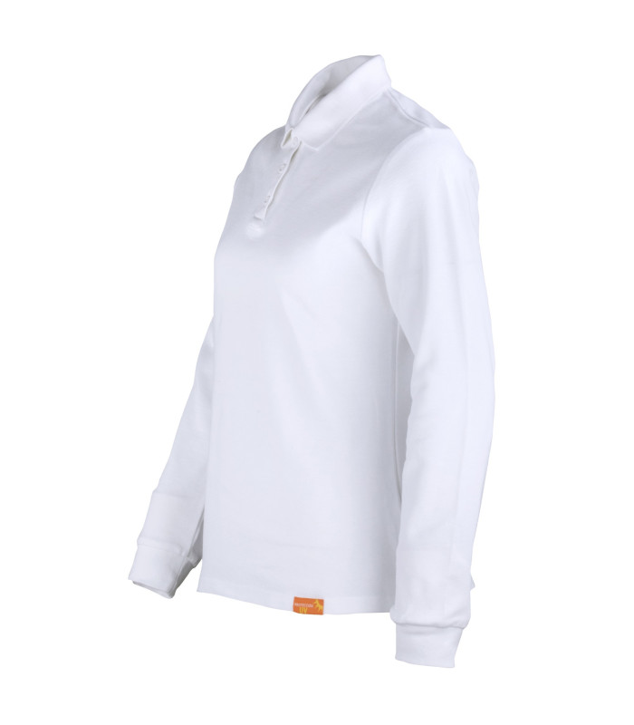 Polera Polo 80% Algodón Manga Larga Mujer