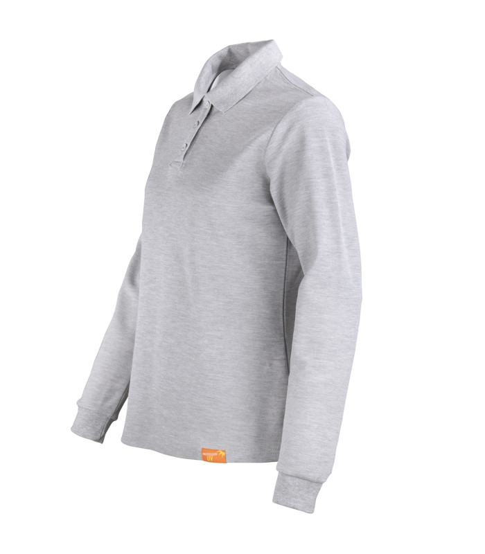 Polera Polo 80% Algodón Manga Larga Mujer