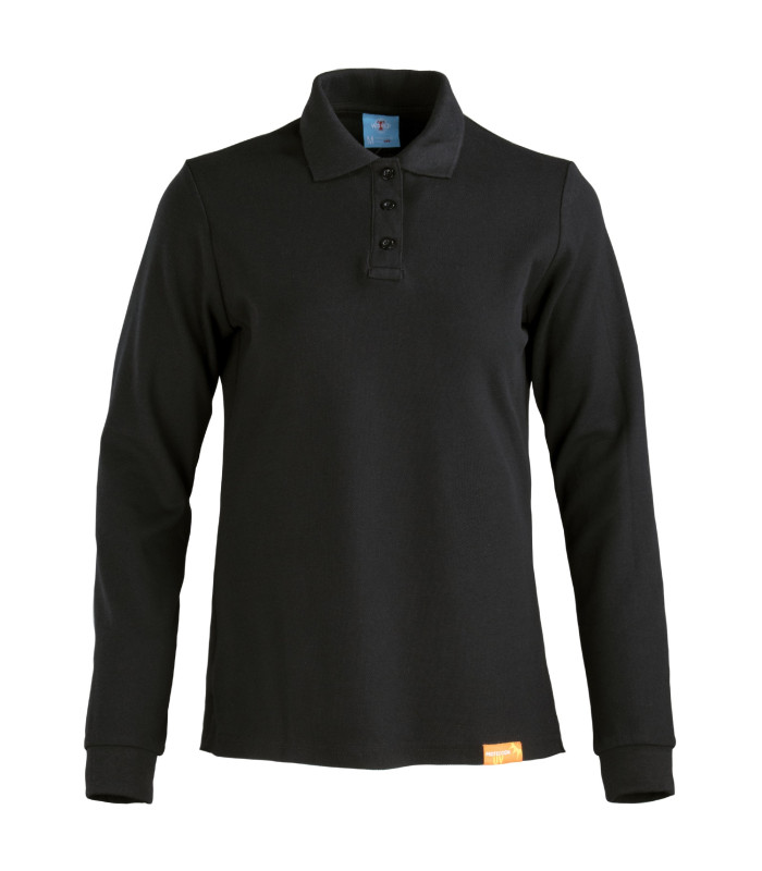 Polera Polo 80% Algodón Manga Larga Mujer