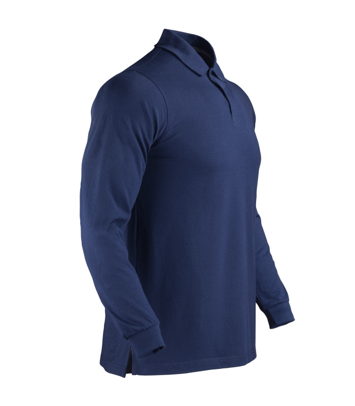 Polera Polo DryFresh® 60% Algodón Manga Larga Hombre