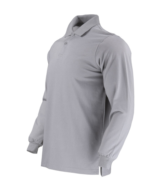 Polera Polo DryFresh® 60% Algodón Manga Larga Hombre