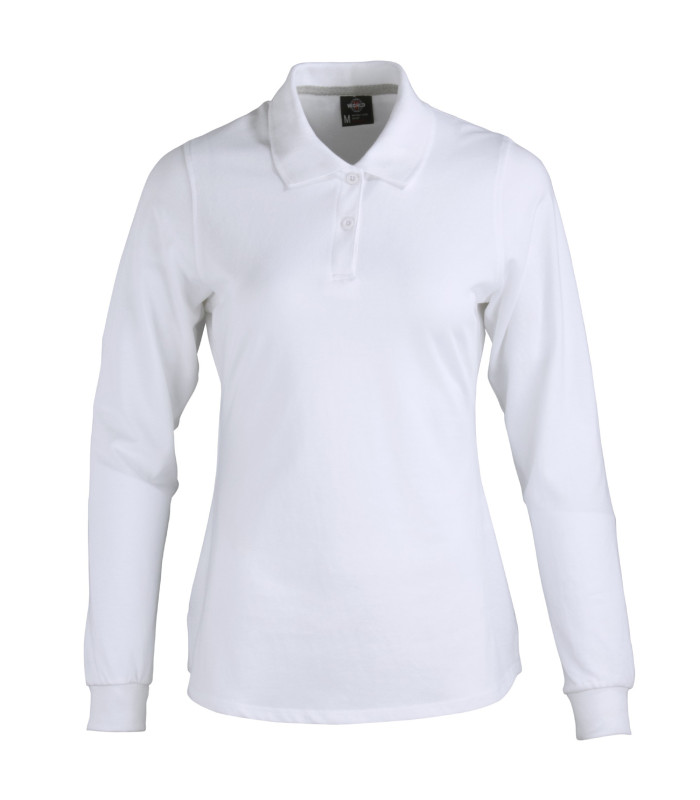 Polera Polo DryFresh® 60% Algodón Manga Larga  Mujer