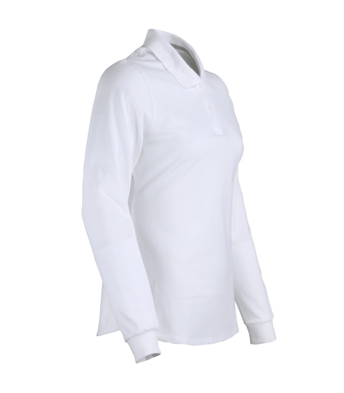 Polera Polo DryFresh® 60% Algodón Manga Larga  Mujer