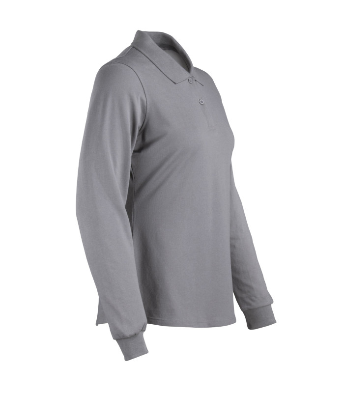 Polera Polo DryFresh® 60% Algodón Manga Larga  Mujer
