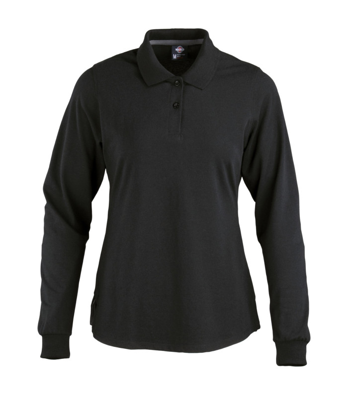 Polera Polo DryFresh® 60% Algodón Manga Larga  Mujer