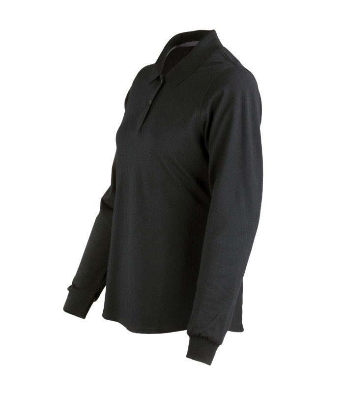 Polera Polo DryFresh® 60% Algodón Manga Larga  Mujer