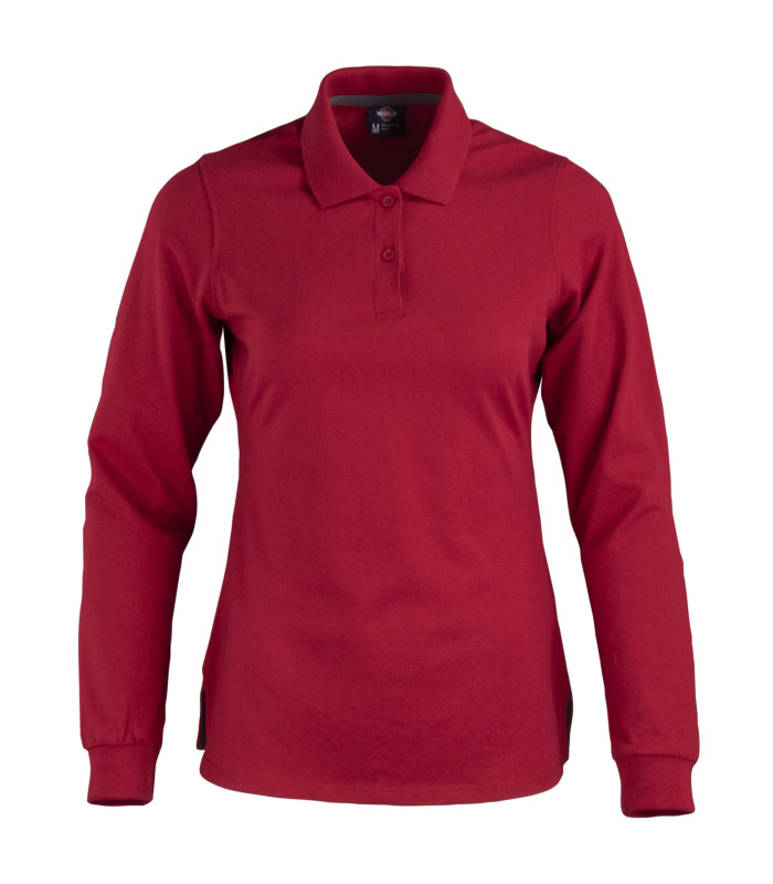 Polera Polo DryFresh® 60% Algodón Manga Larga  Mujer