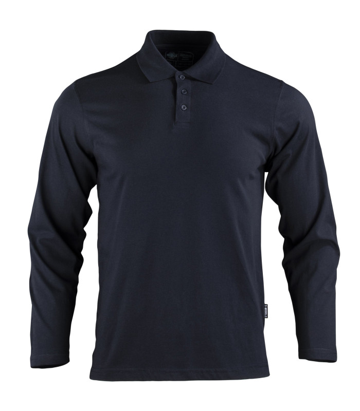 Polera Polo DryFresh Smooth® 60% Algodón Manga Larga Hombre