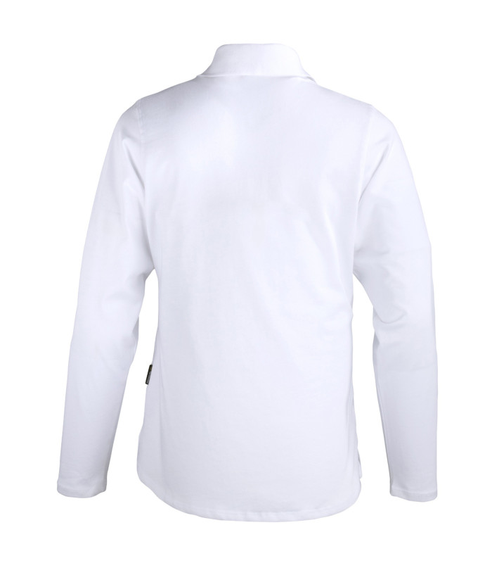 Polera Polo DryFresh Smooth® 60% Algodón Manga Larga Mujer