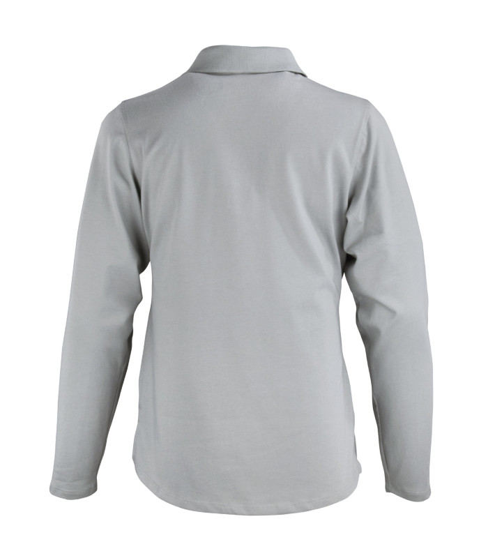 Polera Polo DryFresh Smooth® 60% Algodón Manga Larga Mujer