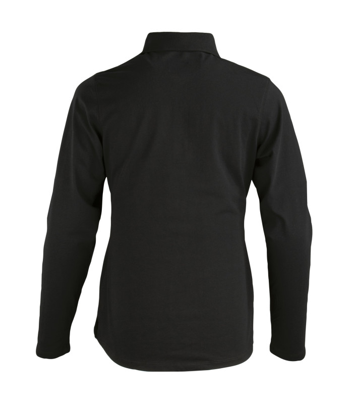 Polera Polo DryFresh Smooth® 60% Algodón Manga Larga Mujer