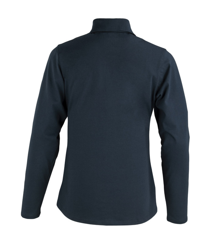 Polera Polo DryFresh Smooth® 60% Algodón Manga Larga Mujer