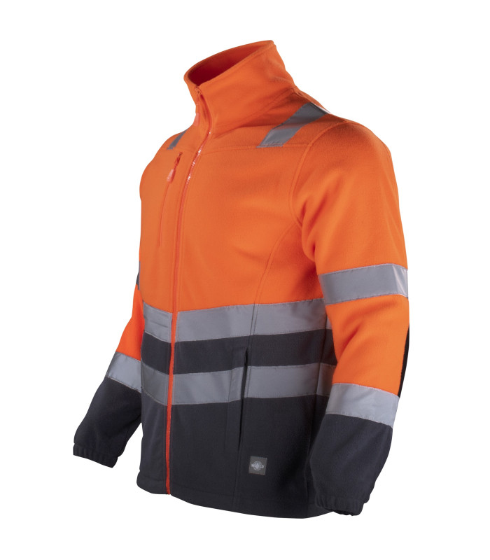 Micropolar Hi-Vis Clase 2 Bi-Color Manga Larga Hombre