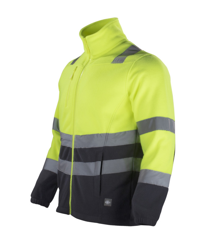 Micropolar Hi-Vis Clase 2 Bi-Color Manga Larga Hombre