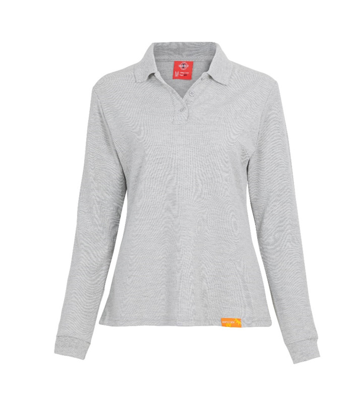 Polera Polo 60% Algodón Manga Larga Mujer