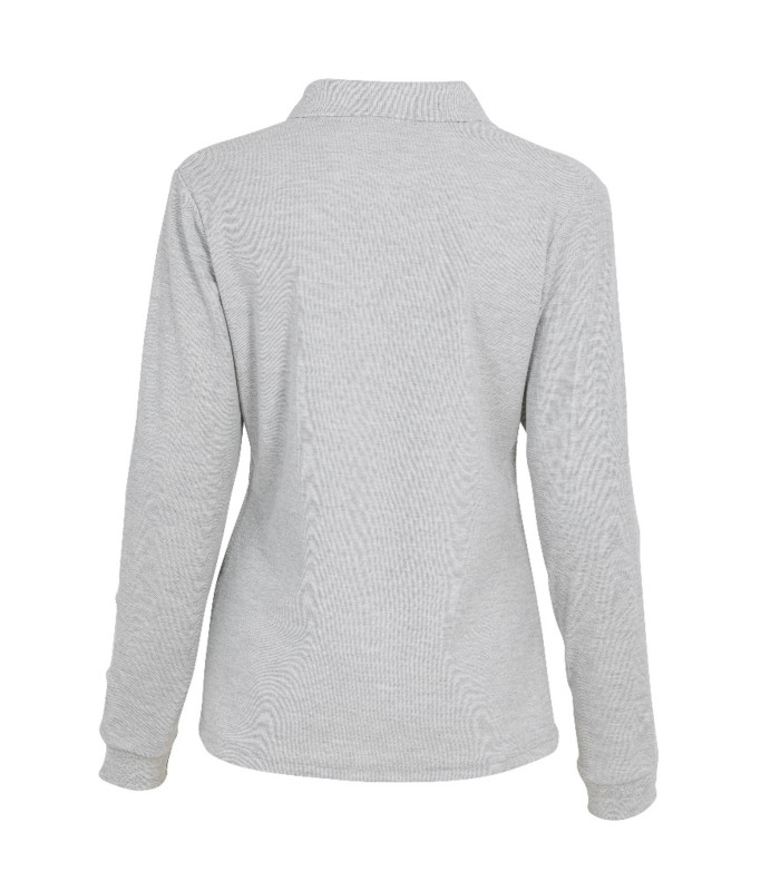 Polera Polo 60% Algodón Manga Larga Mujer