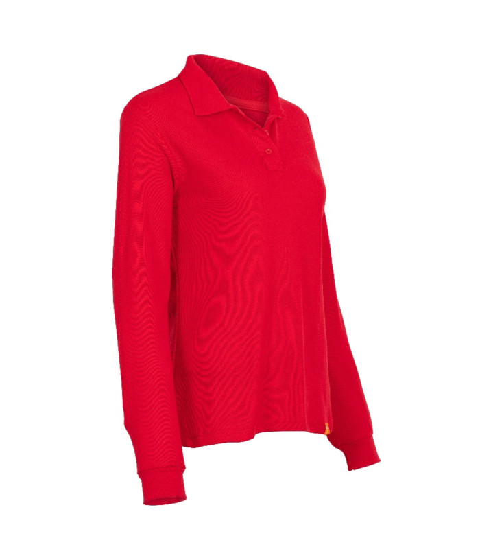 Polera Polo 60% Algodón Manga Larga Mujer