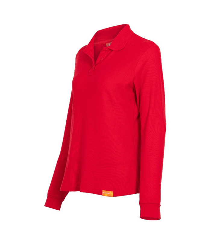 Polera Polo 60% Algodón Manga Larga Mujer