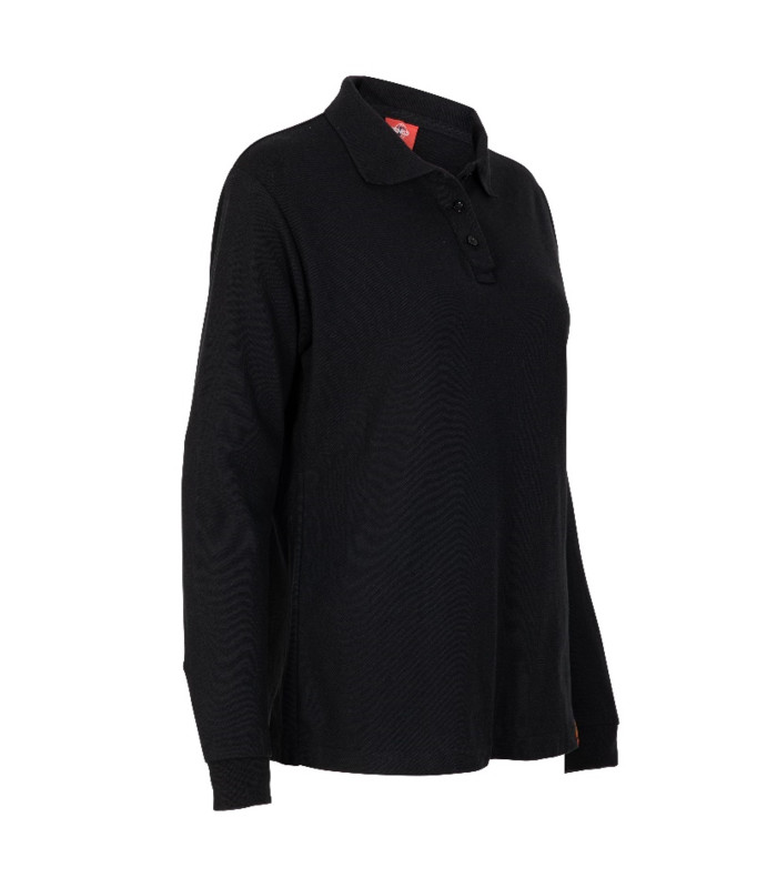 Polera Polo 60% Algodón Manga Larga Mujer