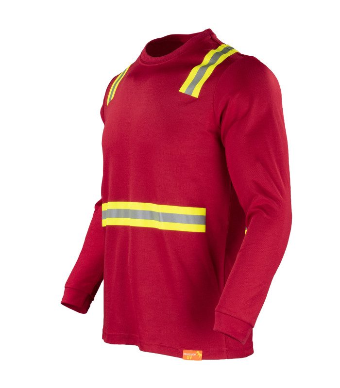 Polera Hibrida Dual Manga Larga Hombre