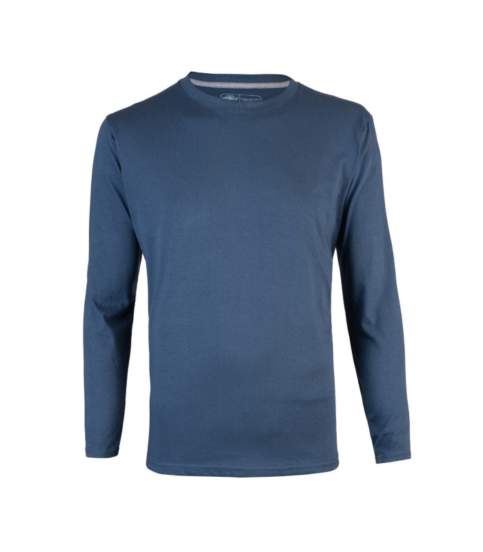 Polera DryFresh Smooth® 60% Algodón Manga Larga Hombre