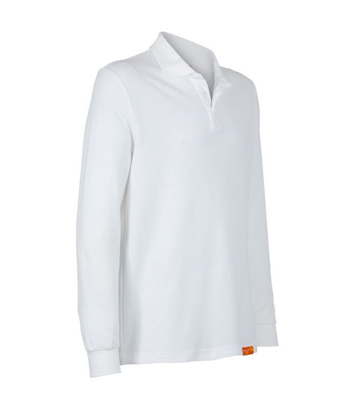 Polera Polo 60% Algodón Manga Larga Hombre