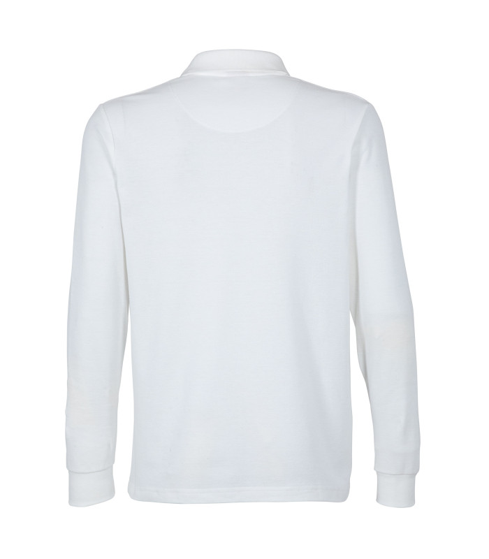 Polera Polo 60% Algodón Manga Larga Hombre