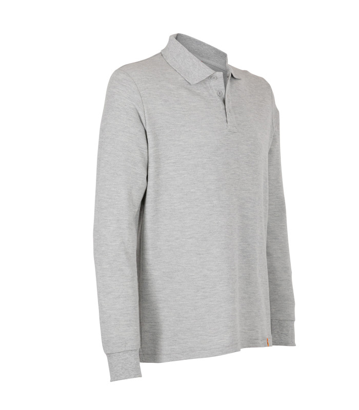 Polera Polo 60% Algodón Manga Larga Hombre