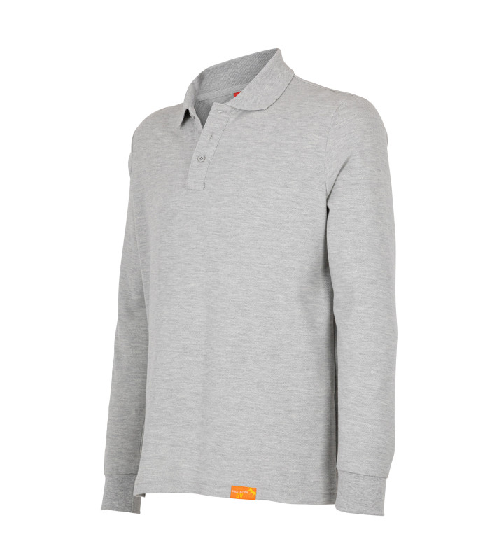 Polera Polo 60% Algodón Manga Larga Hombre