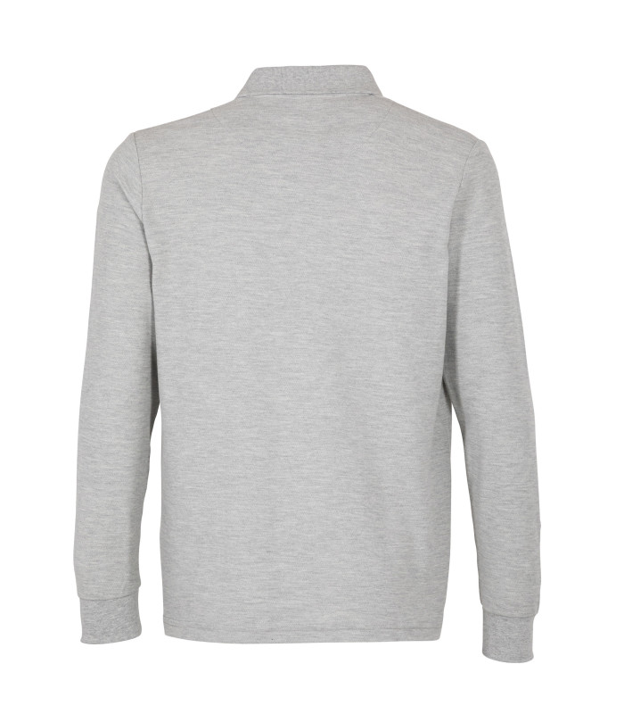 Polera Polo 60% Algodón Manga Larga Hombre