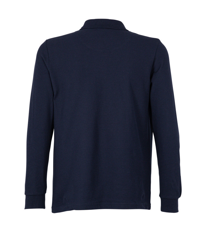 Polera Polo 60% Algodón Manga Larga Hombre