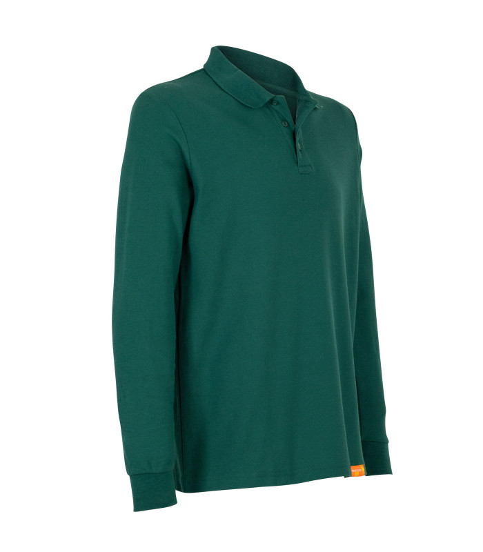 Polera Polo 60% Algodón Manga Larga Hombre