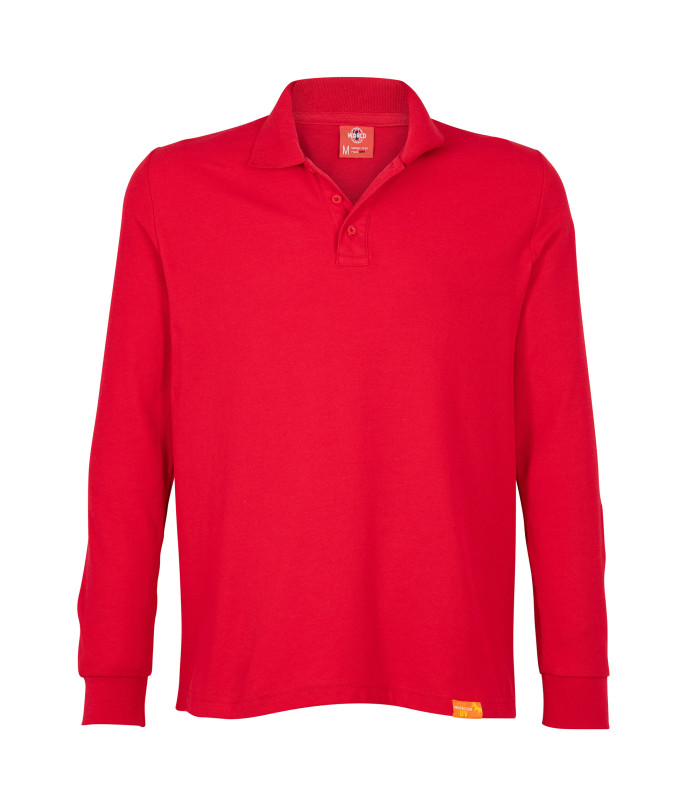 Polera Polo 60% Algodón Manga Larga Hombre