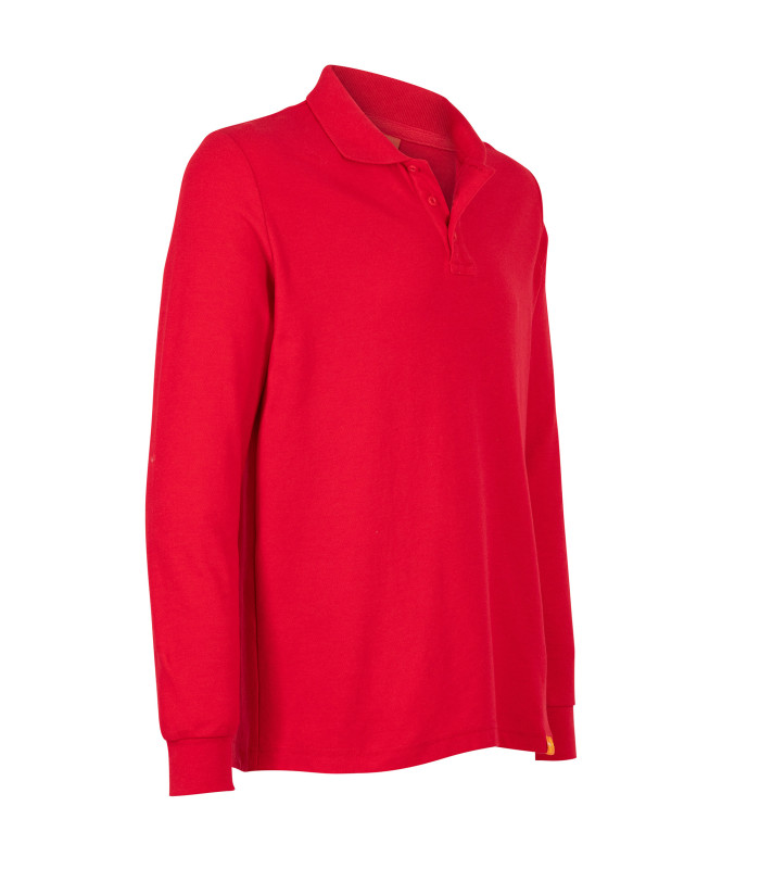 Polera Polo 60% Algodón Manga Larga Hombre