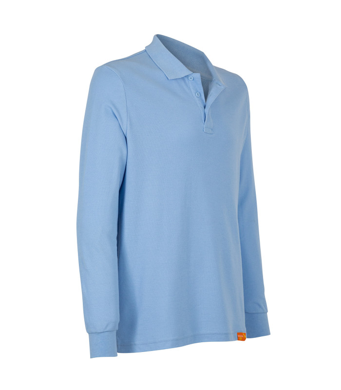 Polera Polo 60% Algodón Manga Larga Hombre