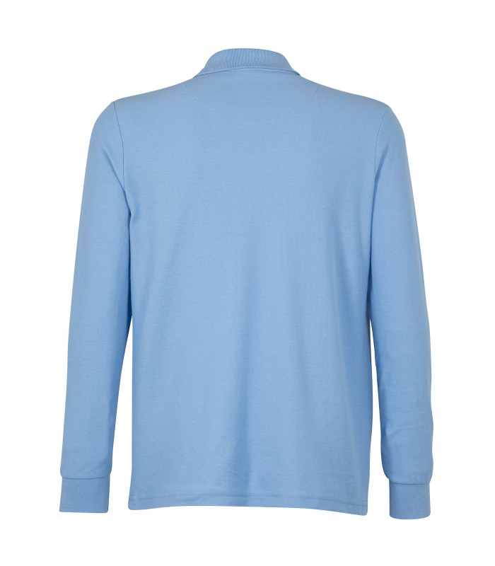 Polera Polo 60% Algodón Manga Larga Hombre