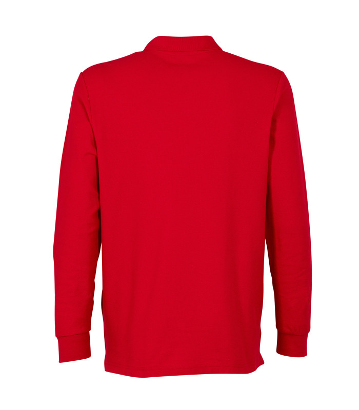 Polera Polo 80% Algodón Manga Larga Hombre