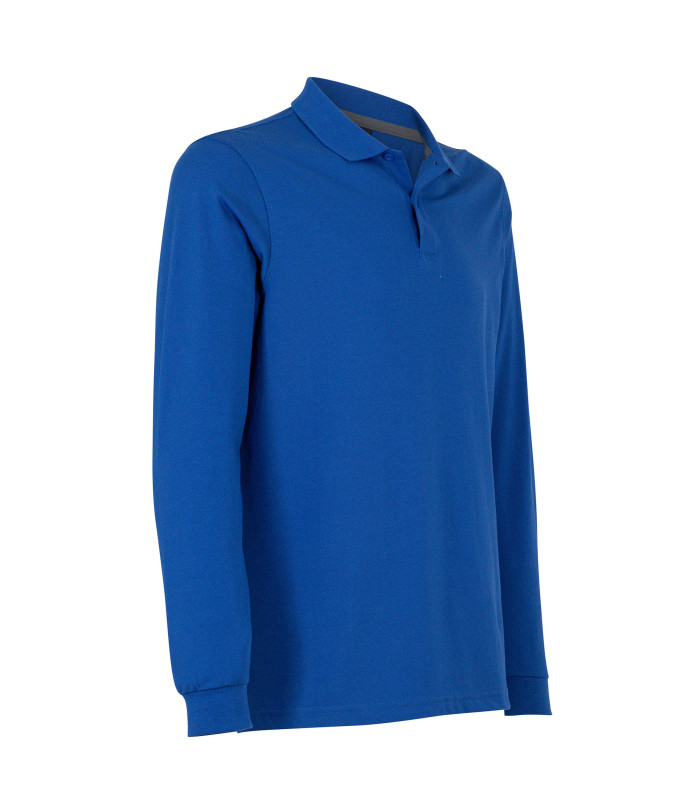 Polera Polo DryFresh® 60% Algodón Manga Larga Hombre