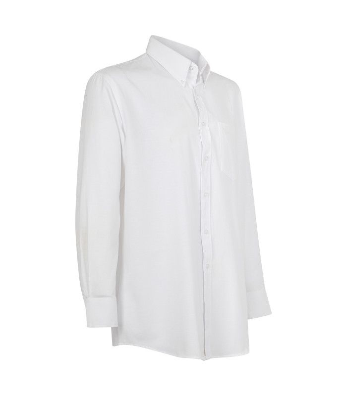 Camisa Oxford Classic Con Bolsillo Manga Larga Hombre