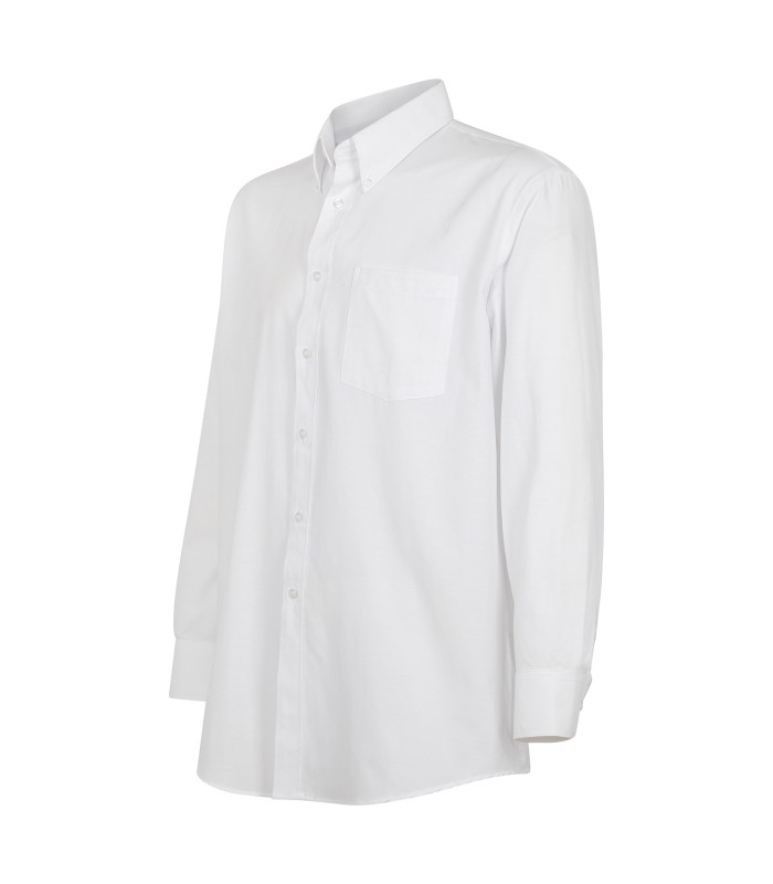 Camisa Oxford Classic Con Bolsillo Manga Larga Hombre