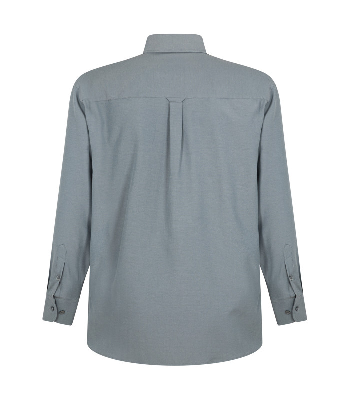 Camisa Oxford Classic Con Bolsillo Manga Larga Hombre